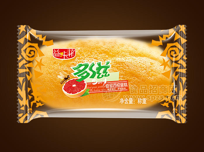多滋蛋糕蜂蜜西柚