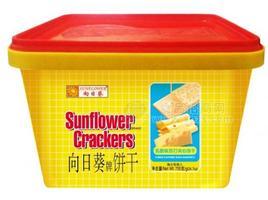 向日葵乳酪芝士味苏打夹心饼干