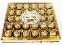 婚庆糖果 30粒钻石方盒巧克力