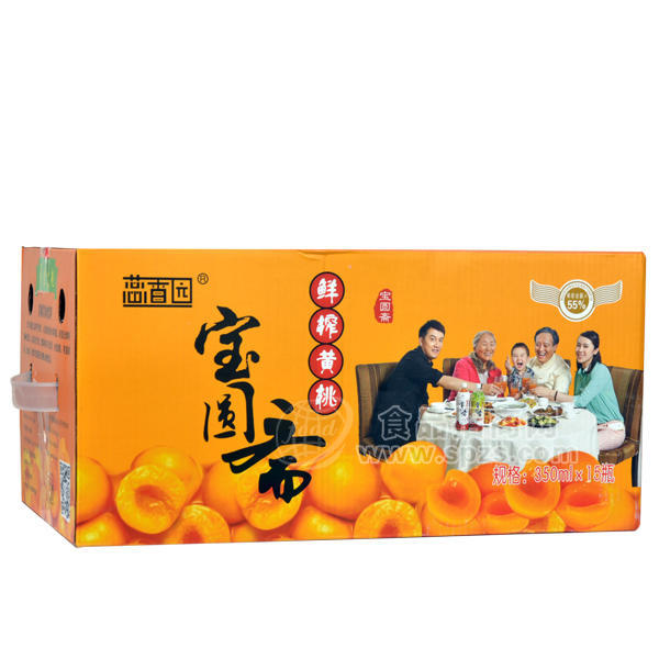 寶圓齋鮮榨黃桃果汁飲料350mlx15瓶