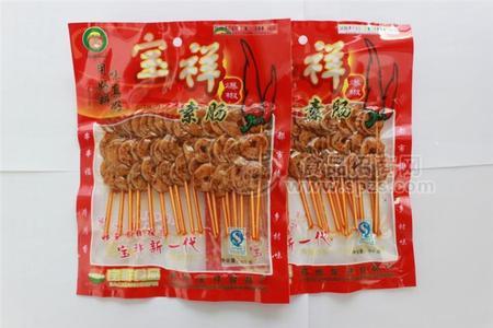 寶祥爆椒素腸80克1