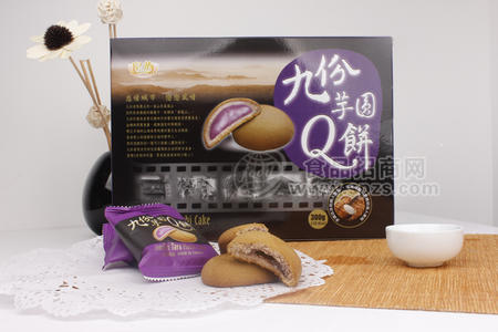 进口 台湾皇族休闲食品批发 零食 甜点 九份芋圆Q饼