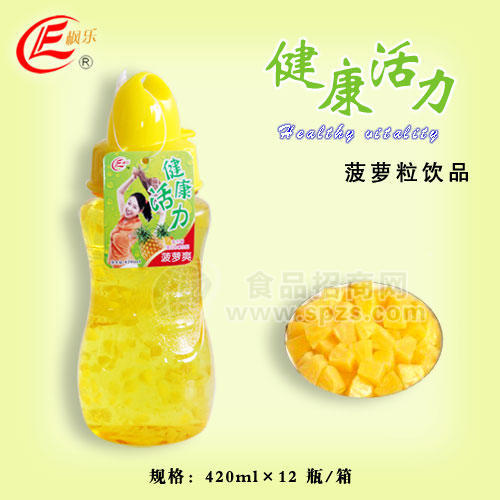 菠萝粒饮品420ml