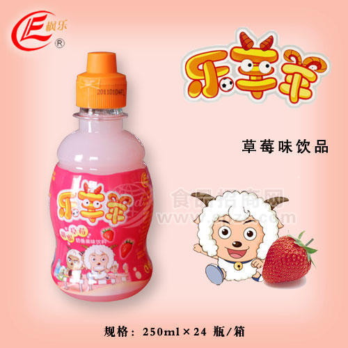 乐羊羊草莓味饮品250ml