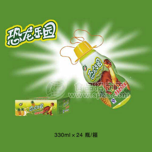 恐龍樂園菠蘿果汁330ml