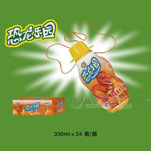 恐龙乐园甜橙果汁330ml