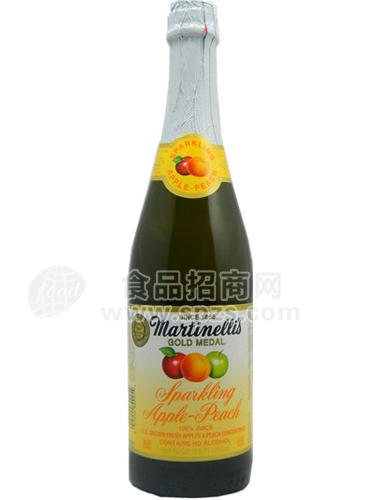 美國原裝進(jìn)口馬德天尼起泡蘋果桃汁進(jìn)口果汁飲料果味香檳