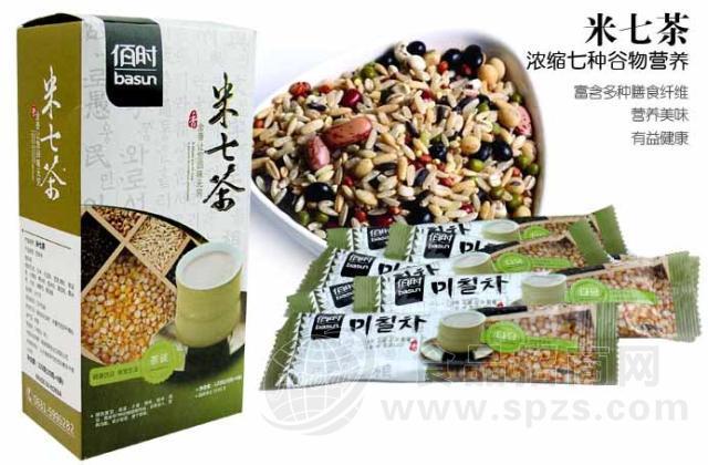 韩国原装进口饮品佰时米七茶养生茶早餐冲饮佳品