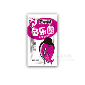 岳港渔都 鱼乐圈 小鱼仔休闲食品 酱汁味 16g