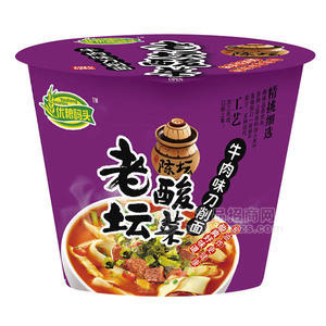 優(yōu)糧碼頭 老壇酸菜牛肉味刀削面