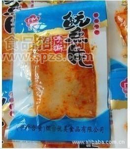 供應優(yōu)美廠家直銷手撕片（辣味）山東特產海產品零食銷向京津江浙滬