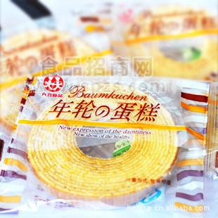 供应年轮蛋糕 韩国风味 早餐面包 小孩零食 一件10斤 180元 休闲食品