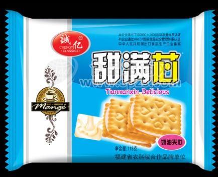 甜满芯奶油夹心118克