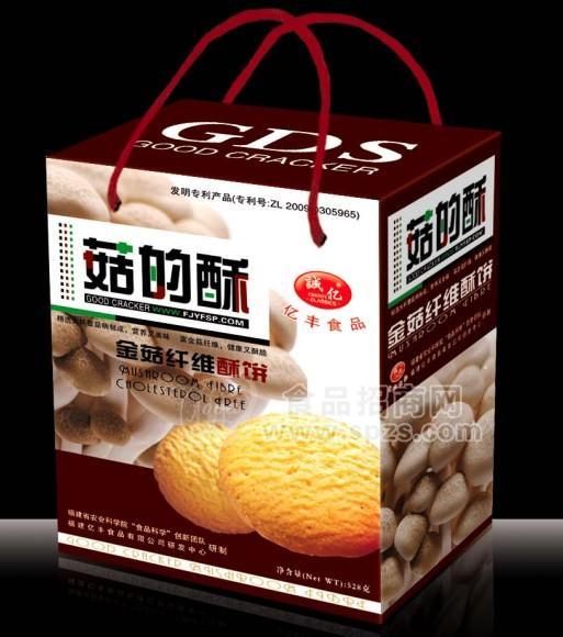 金菇纤维酥饼528克