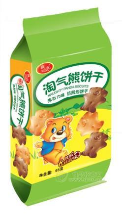 淘气熊饼干朱古力味65g