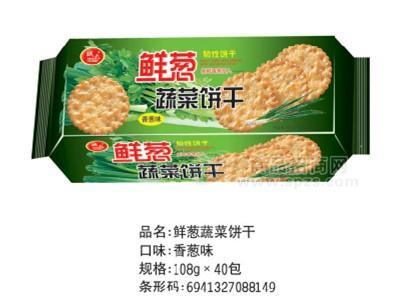 鲜葱蔬菜饼干香葱味108g