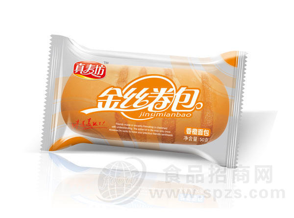 50克金丝卷包（香橙味）