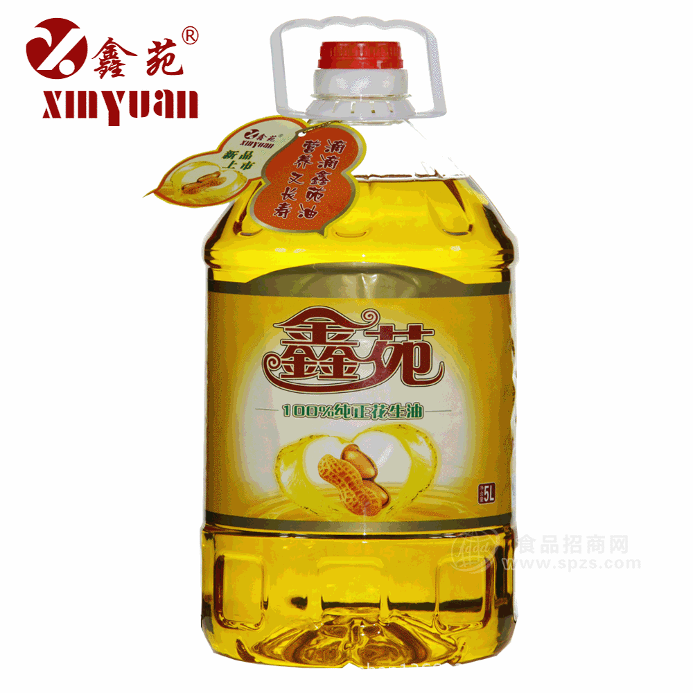 食用油厂家批发 5L压榨花生油一级 食用花生油纯正 植物油
