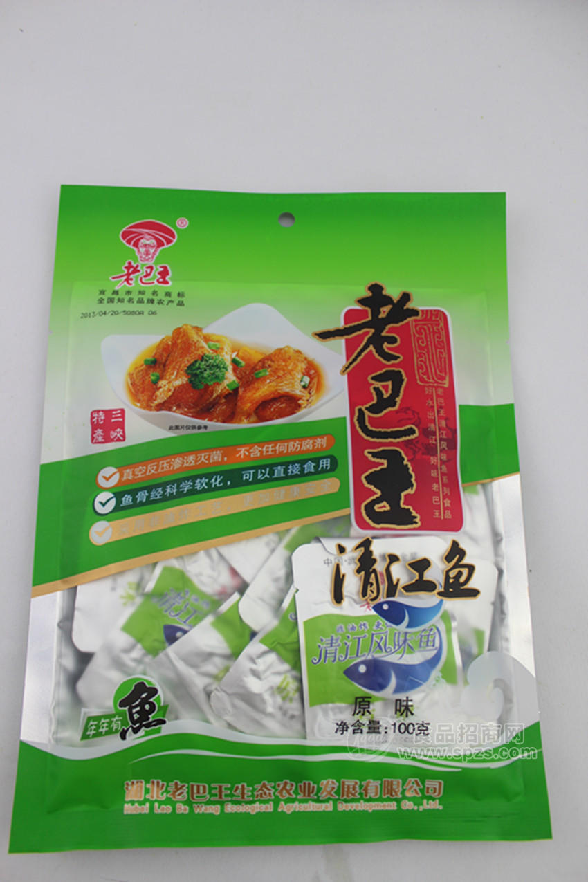 清江风味鱼100g原味