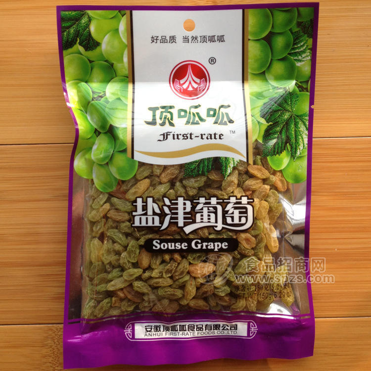 頂呱呱 鹽津葡萄 150g 1*100包/箱