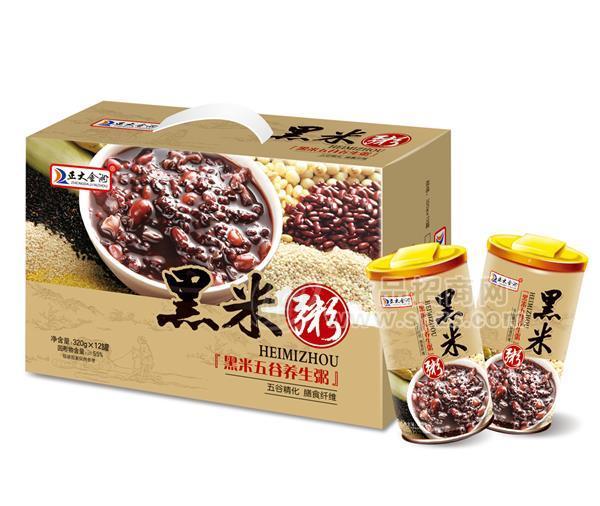黑米罐粥