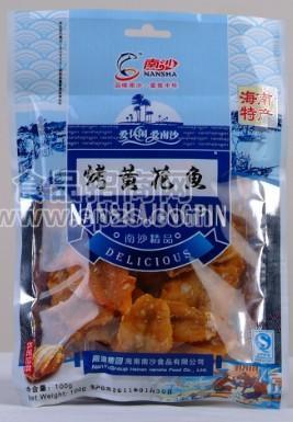 供應海南特產(chǎn) 南沙烤黃花魚100g 香脆魚片