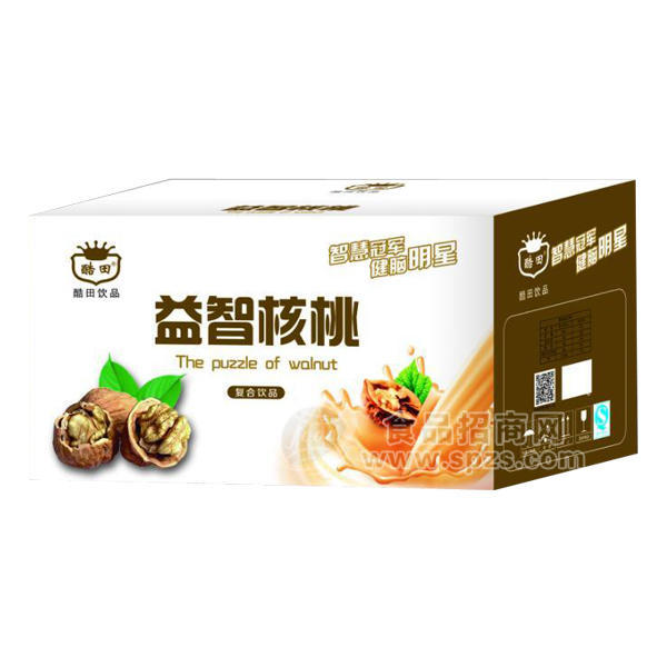 ·酷田 益智核桃 复合饮品 
