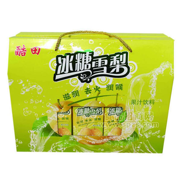 ·酷田 冰糖雪梨 果汁饮料 