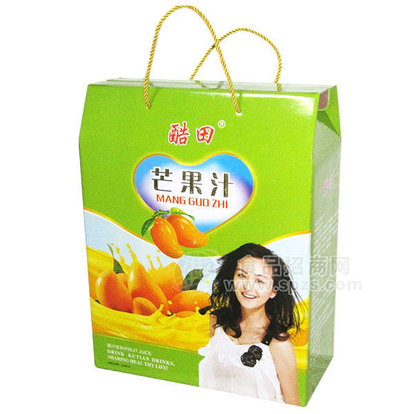 ·酷田 芒果汁 果汁饮料 