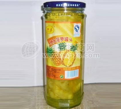 十角棱瓶糖水條塊菠蘿罐頭
