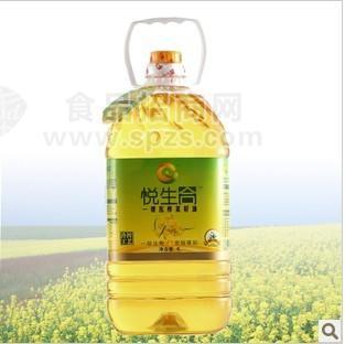 【悅生合】非轉(zhuǎn)基因一級(jí)壓榨菜籽油食用油 低溫冷榨易吸收 5L桶裝