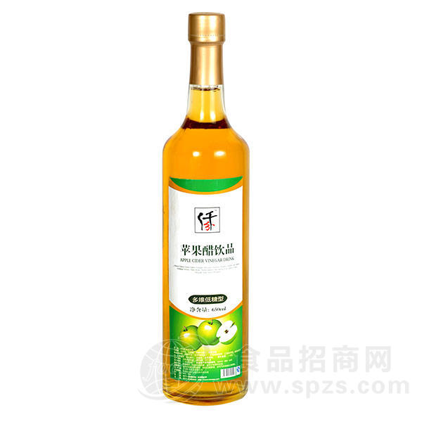 仟分 多维低糖型 苹果醋饮品 650ml