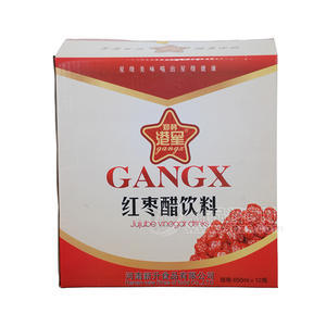 港星  红枣醋饮料 650mlx12瓶