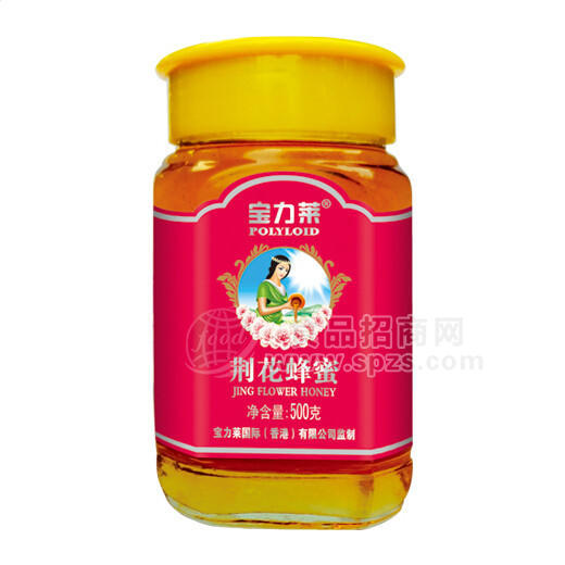 寶力萊 荊花蜂蜜500g玻璃瓶