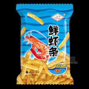 兴华 鲜虾条原味70g 非油炸膨化食品