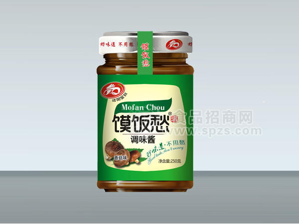 镆饭愁香菇味调味酱250g