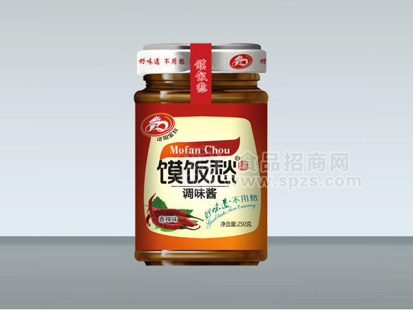 镆饭愁香辣味调味酱250g