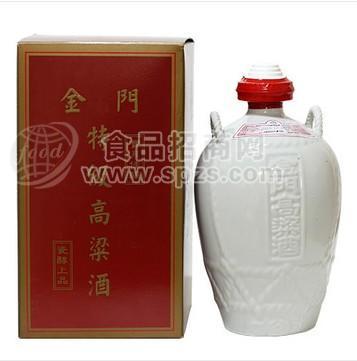 坛装金门特级高粱酒(1KG)大白龙瓷瓶1000ML