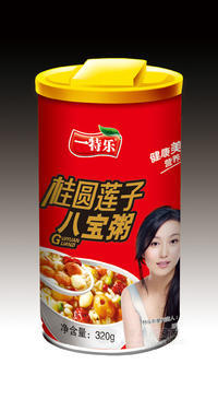 桂圆莲子八宝粥罐