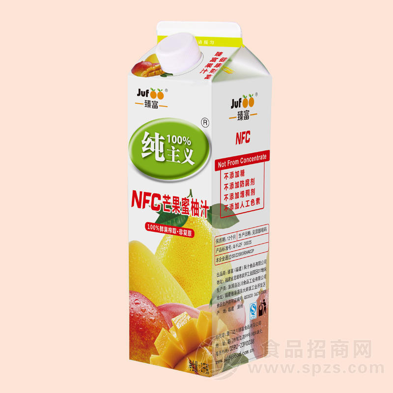 NFC芒果蜜柚汁1kg