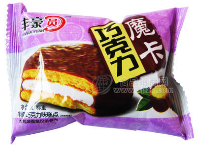 豐豪圓 魔卡巧克力 牛奶巧克力味糕點