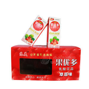 悠美 果優(yōu)多乳酸飲料（草莓味）