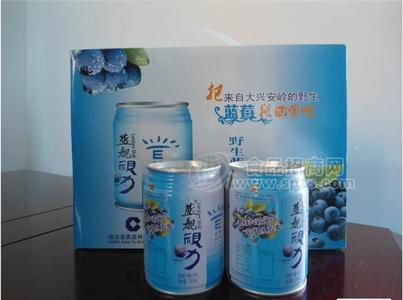 時尚的藍莓視力概念飲料廣東招商加盟