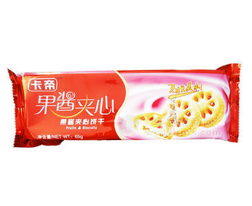果酱夹心饼干65克