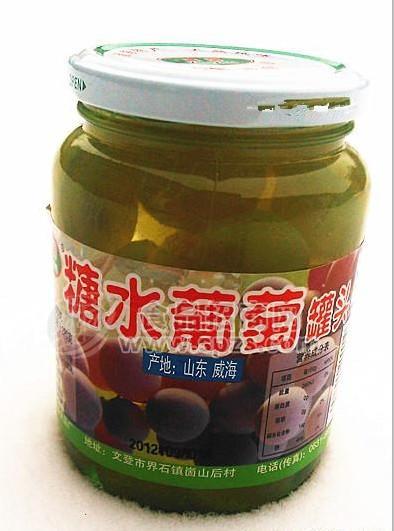 糖水葡萄罐头