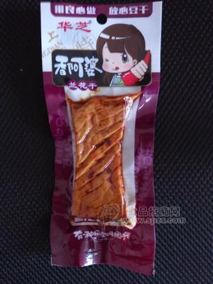一元系列一元包校园超市 湖南特产华芝 香阿婆兰花干(麻辣味）诚招全国各级经销商