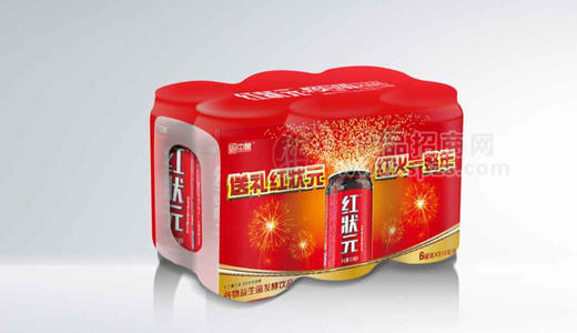 红状元谷物益生菌饮料 能量饮料  6连包