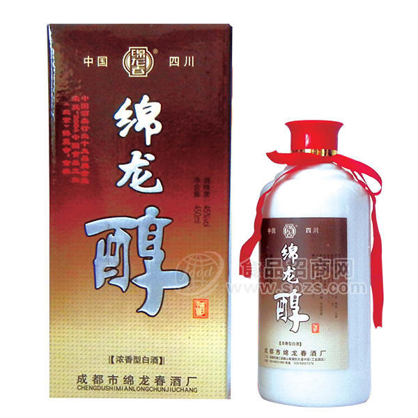 綿龍春 綿龍醇 濃香型白酒450ml