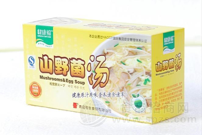 绿康福速食汤山野菌汤10枚