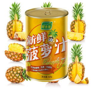 鮮谷坊菠蘿汁425g果汁飲料，新鮮果汁濃縮汁，半成品